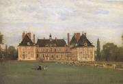 Jean Baptiste Camille  Corot Rosny,the Chateau of the Duchesse de Berry (mk05) china oil painting reproduction